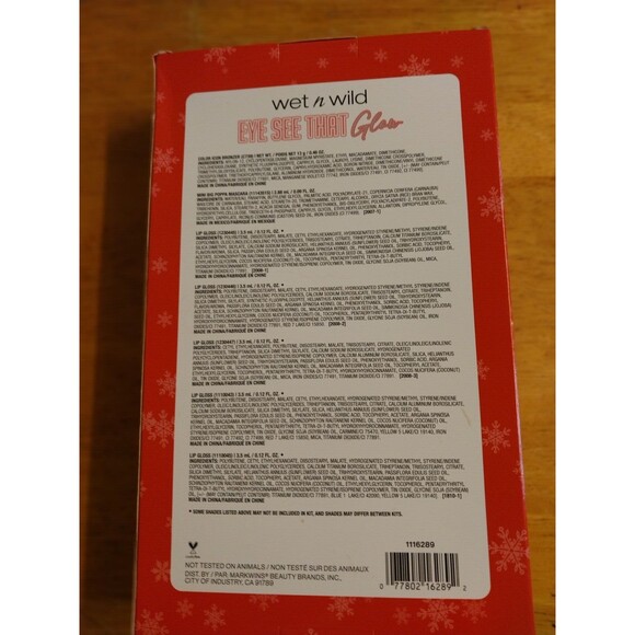 Wet n Wild Eye See That Glow Holiday Gift Set Includes Bronzer Mascara Lip Gloss - Picture 2 of 2